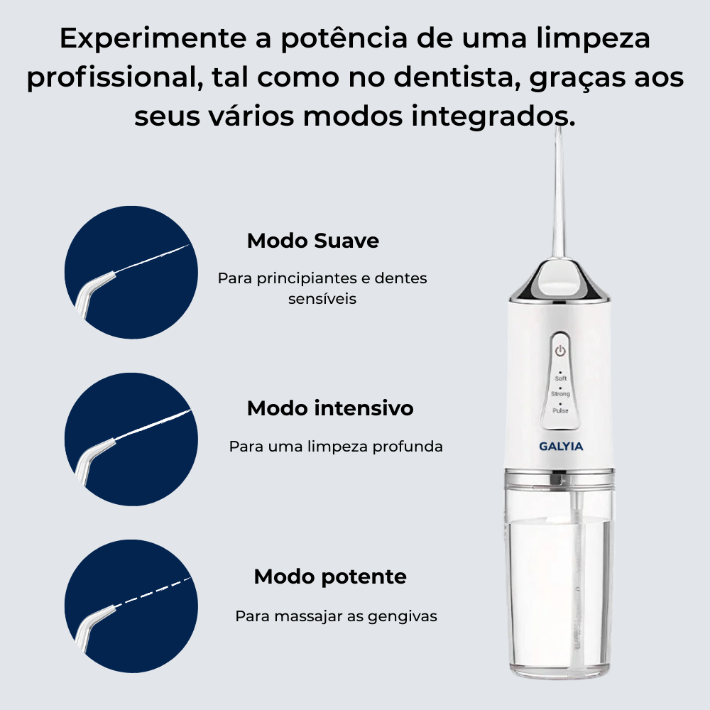Hidropulsor Oral Profissional – Limpeza Profunda e Higiene Oral
