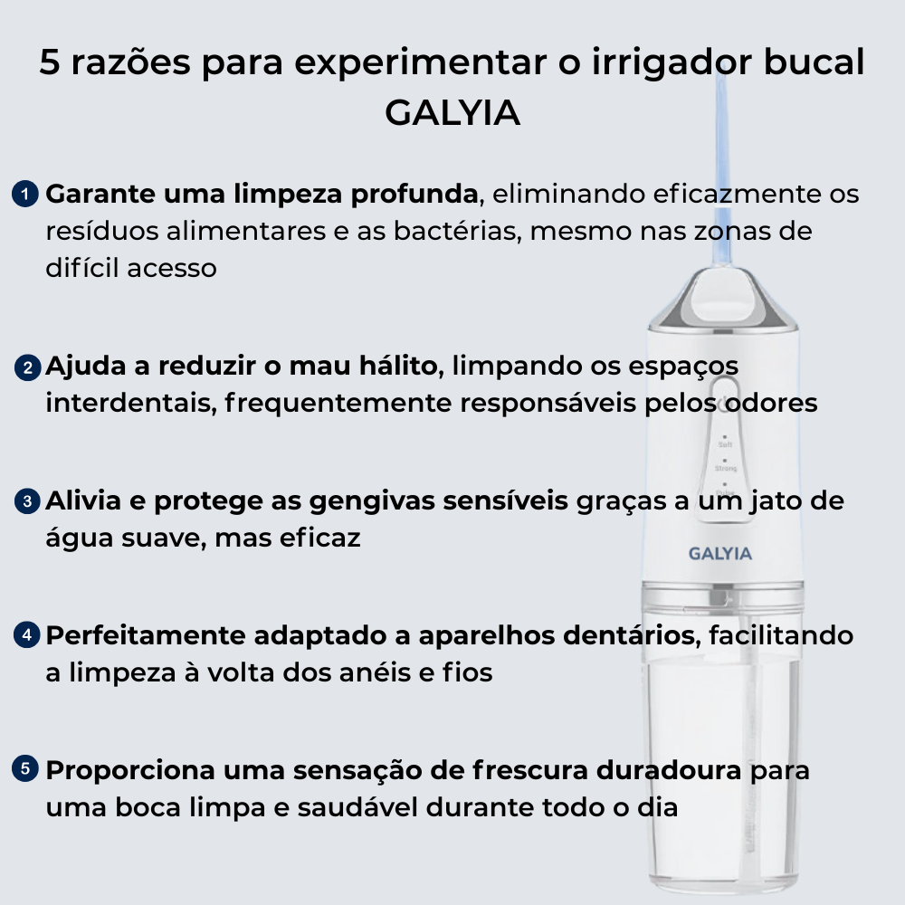 Hidropulsor Oral Profissional – Limpeza Profunda e Higiene Oral